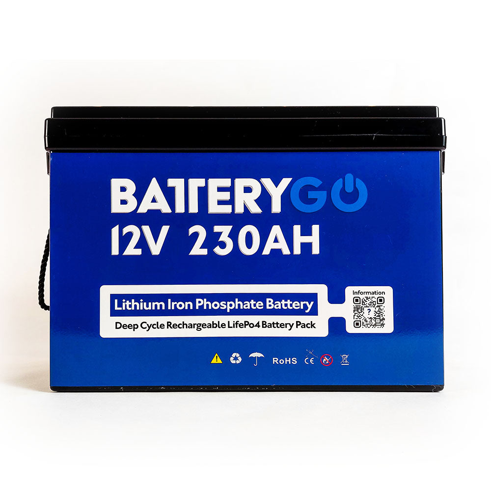 12V BatteryGo Lithium battery 230AH